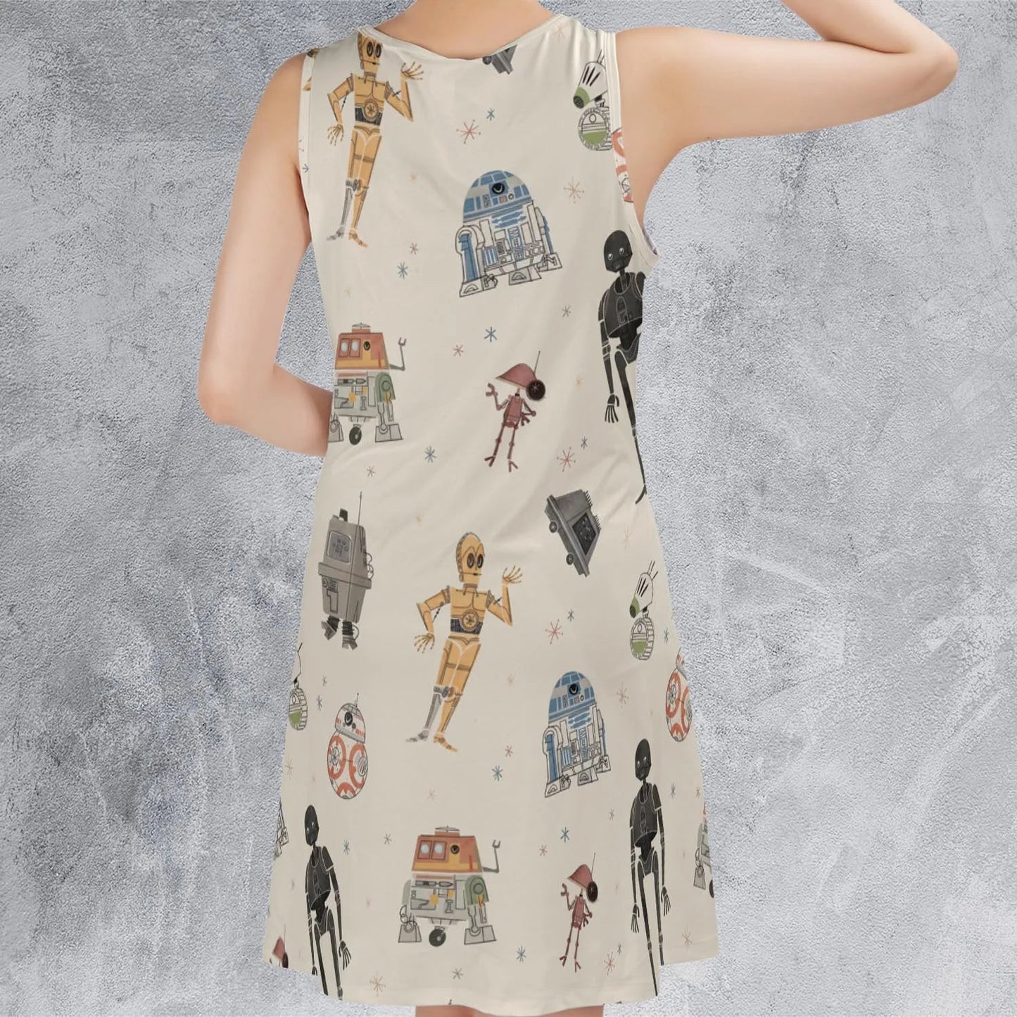Casual Sleeveless Dress - 6ZTQC12S