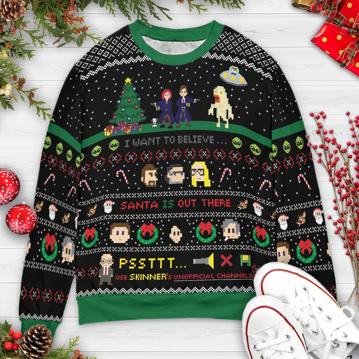 Ugly Christmas Sweatshirt - U1UB59TE