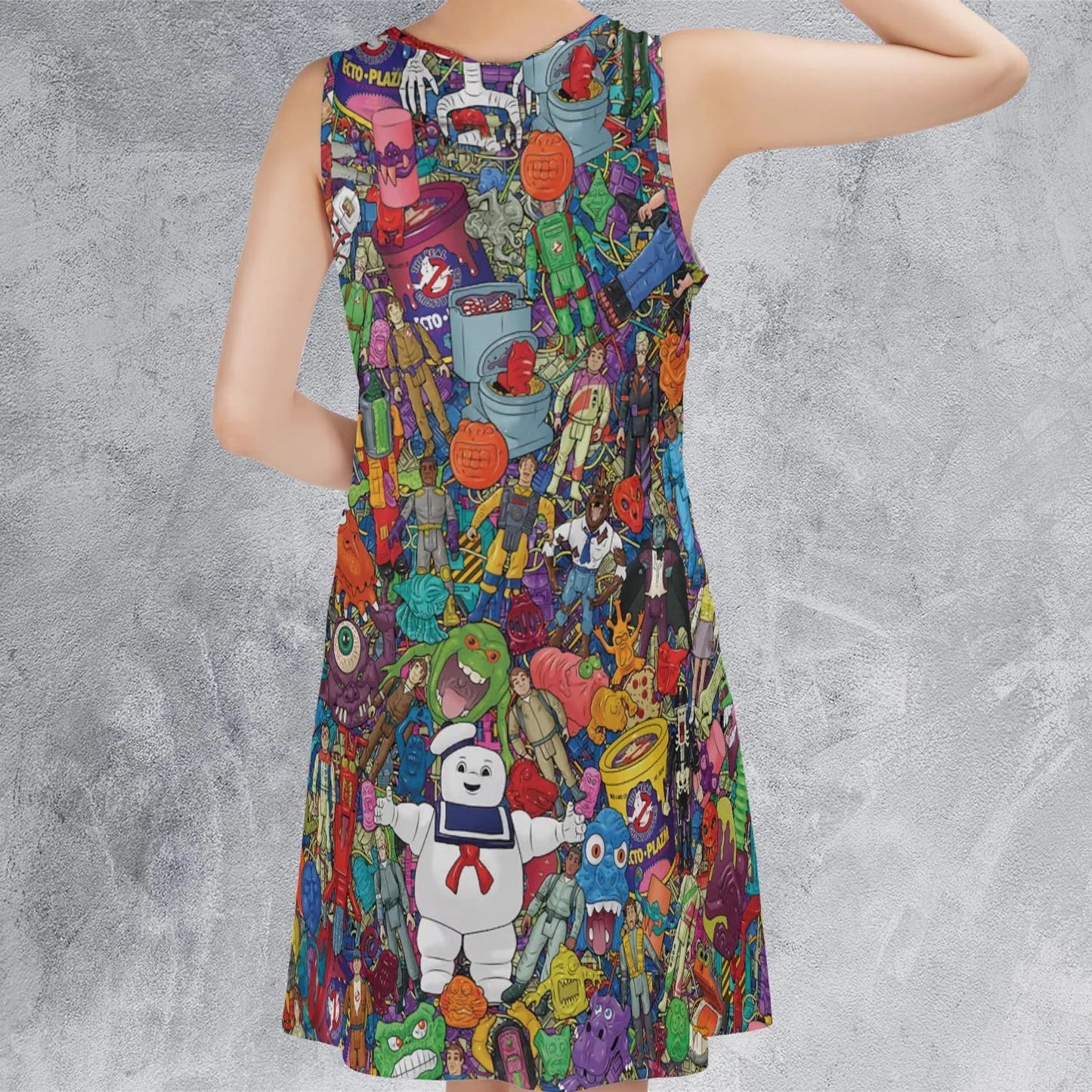 Casual Sleeveless Dress - FB8HSZZB