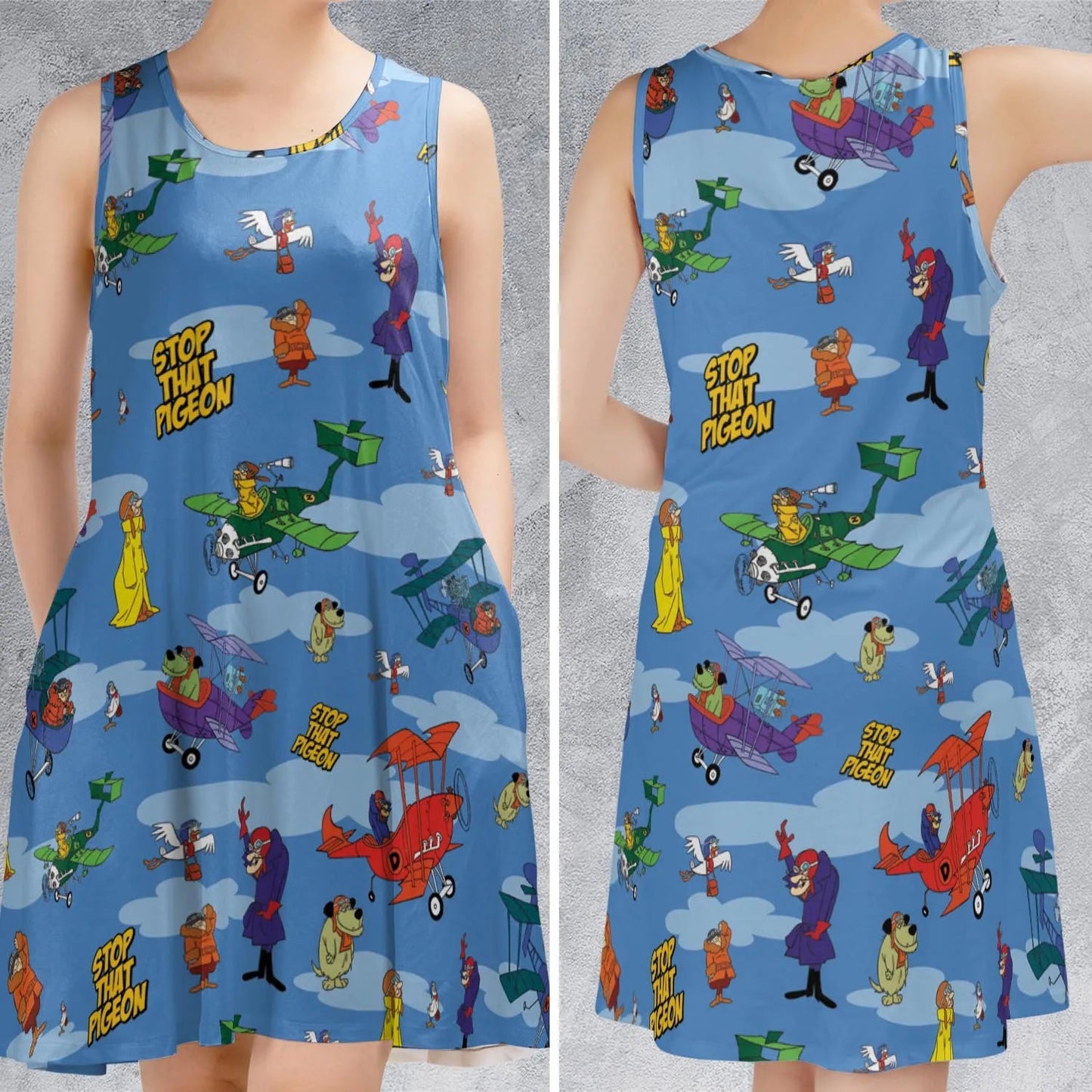 Casual Sleeveless Dress - RW1GTRW1
