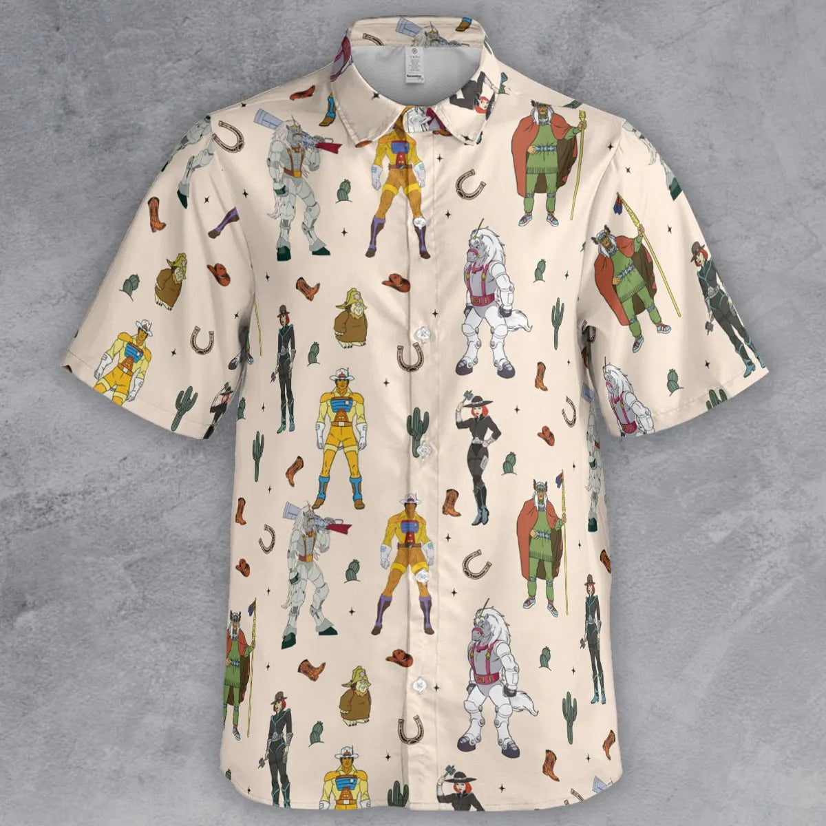 Short Sleeve Button Shirt - H618UW5Y