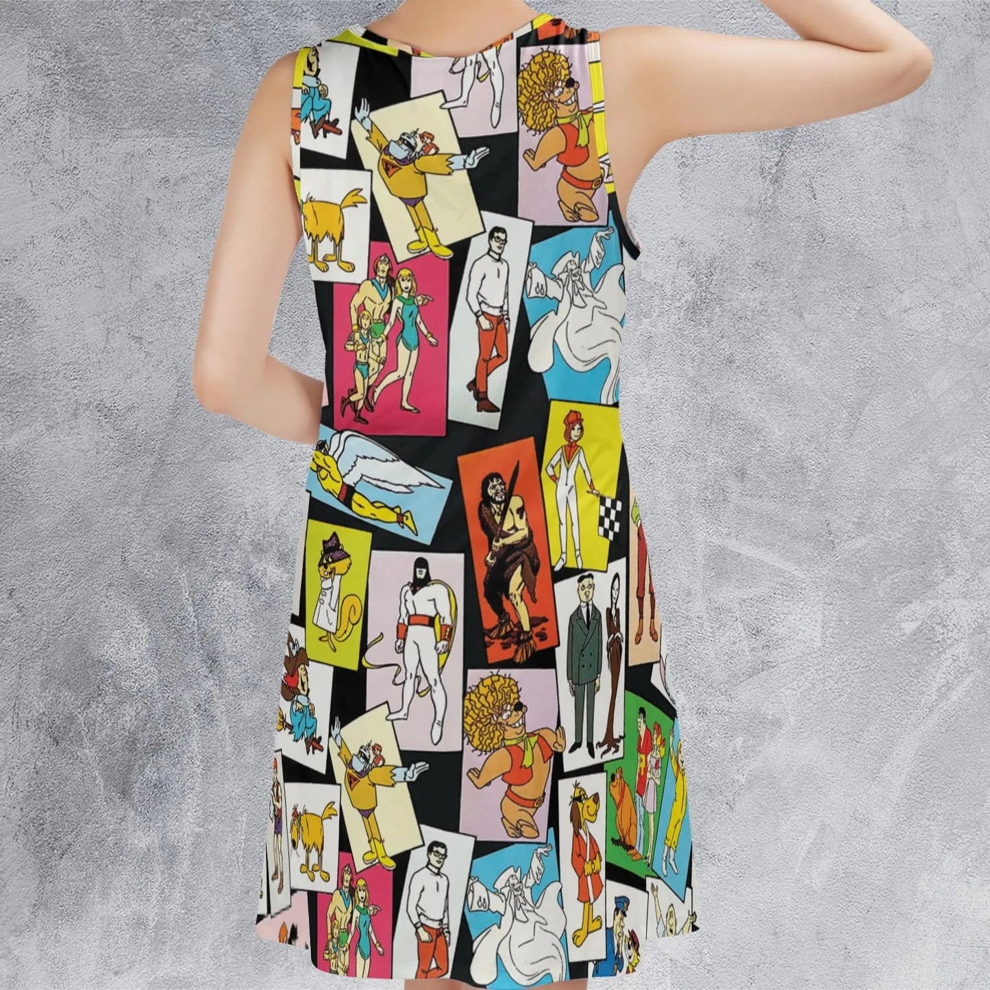 Casual Sleeveless Dress - 4N5GLZH2