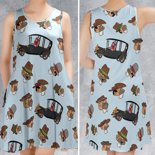 Casual Sleeveless Dress - BCNXN3M6