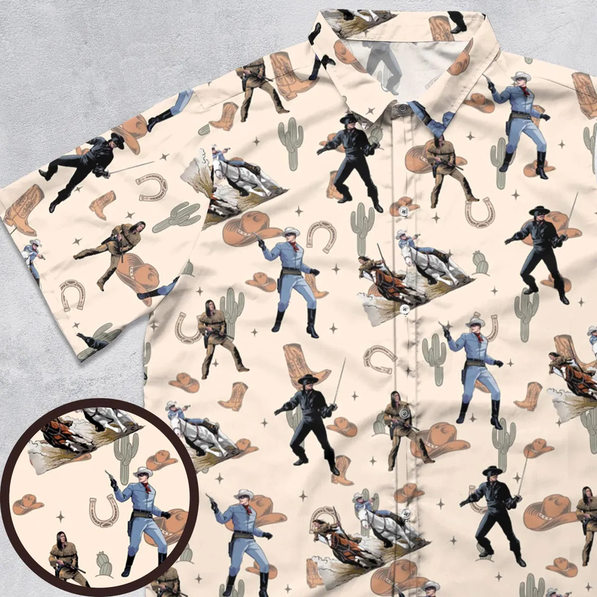 Short Sleeve Button Shirt - 8S8837SQ