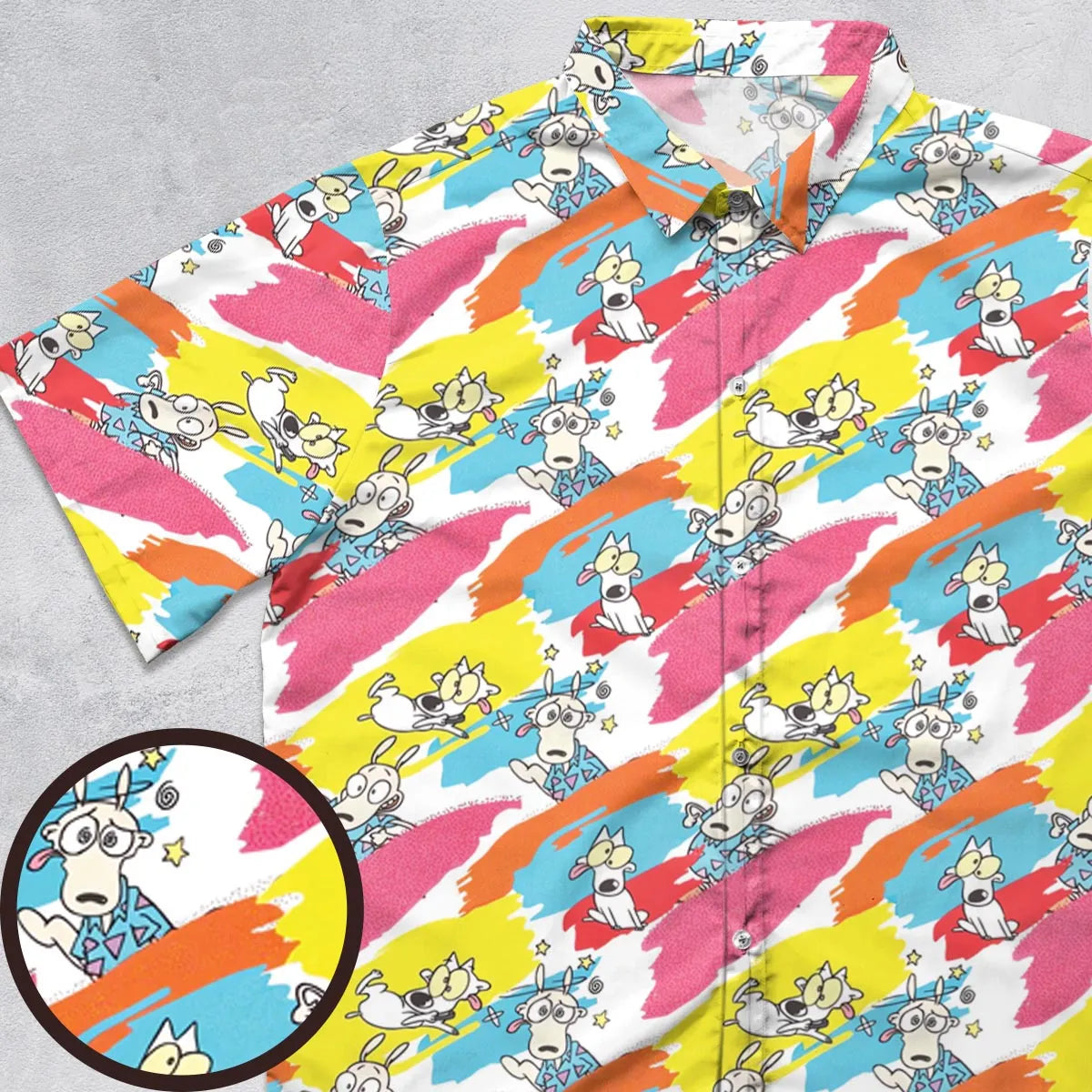 Short Sleeve Button Shirt - SUEAF73P