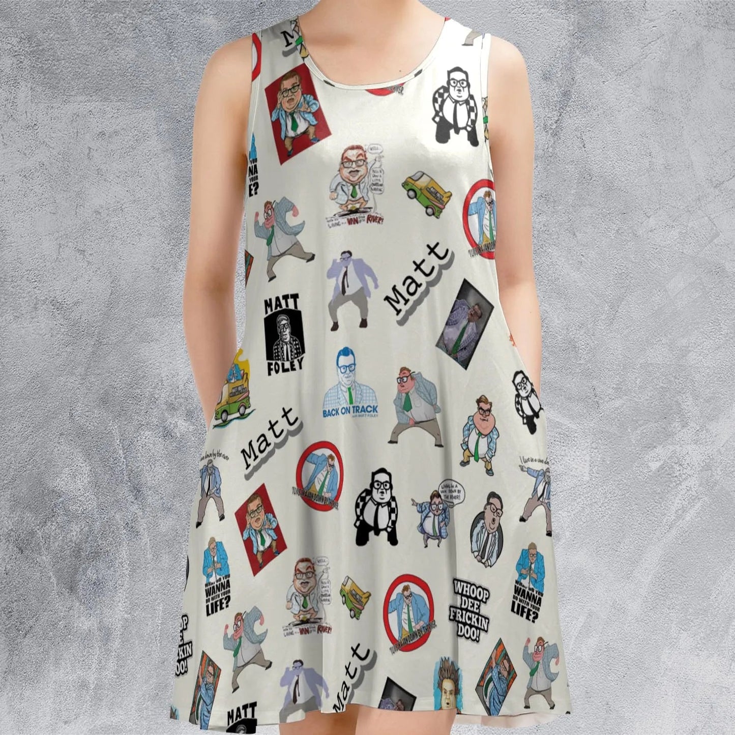 Casual Sleeveless Dress - DBTGTHL9