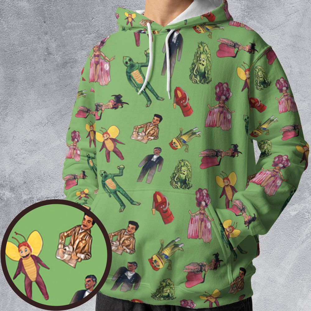 All-over Print Hoodie - WHGFJBJD -  - 1