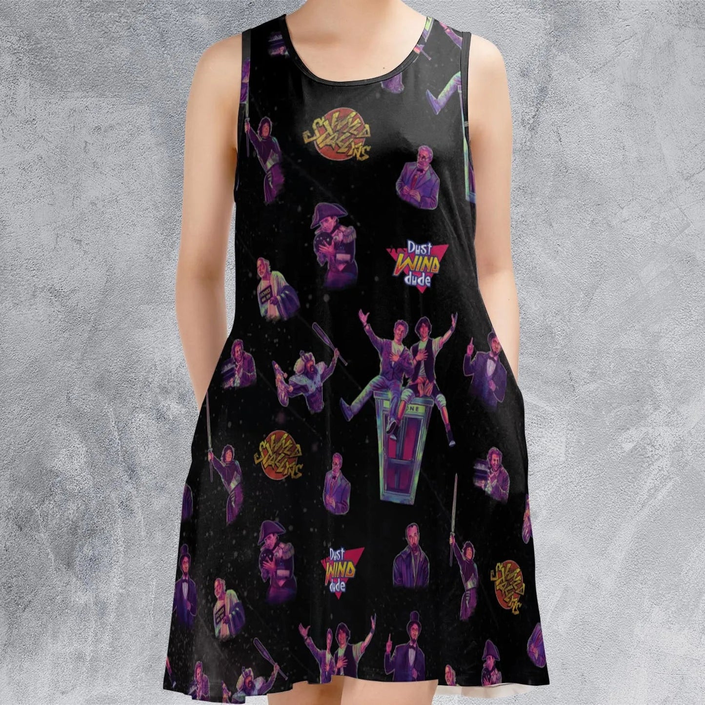 Casual Sleeveless Dress - 9GPR6E5C