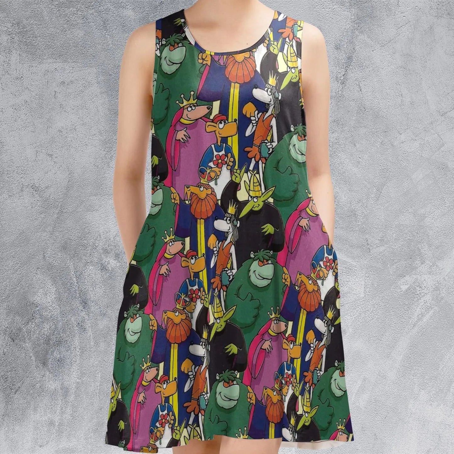 Casual Sleeveless Dress - JYYPJD7N