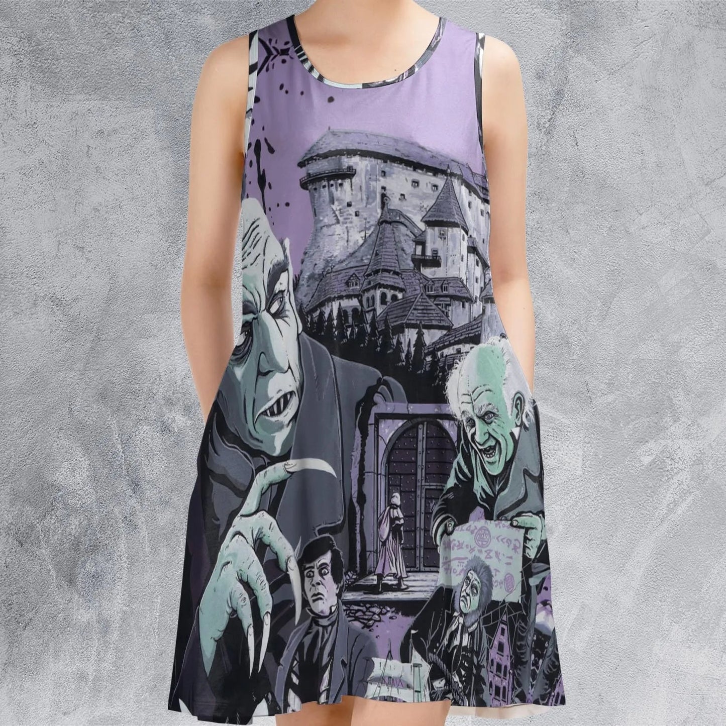 Casual Sleeveless Dress - TG8R33VP
