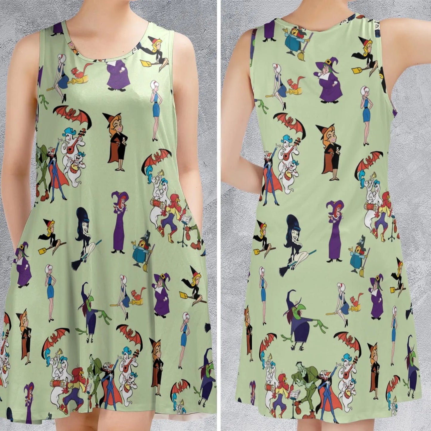 Casual Sleeveless Dress - 5MJ4GNHF