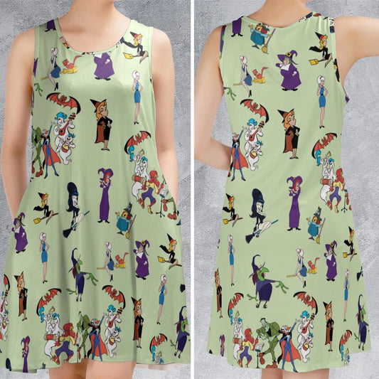 Casual Sleeveless Dress - 5MJ4GNHF