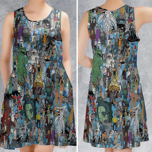 Casual Sleeveless Dress - 4S441ZGG