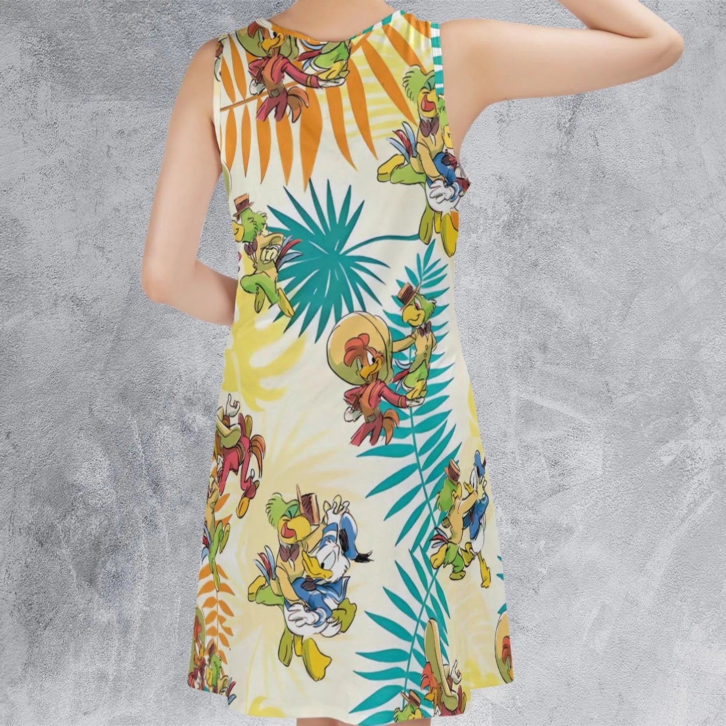 Casual Sleeveless Dress - EBKZELKL