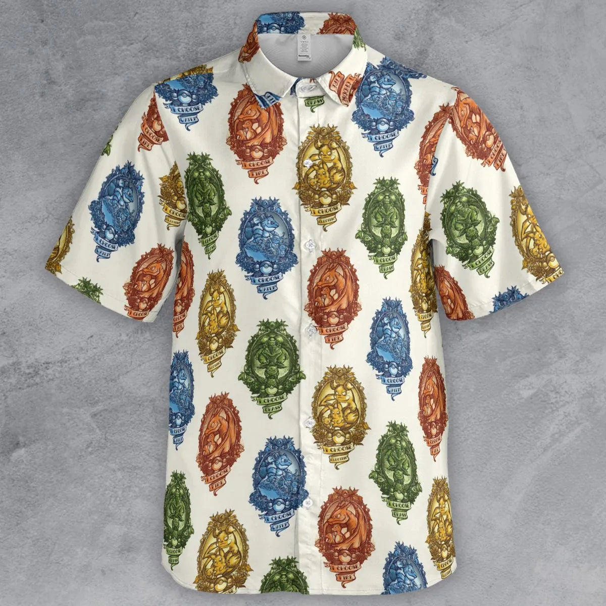Short Sleeve Button Shirt - 7352BFQH