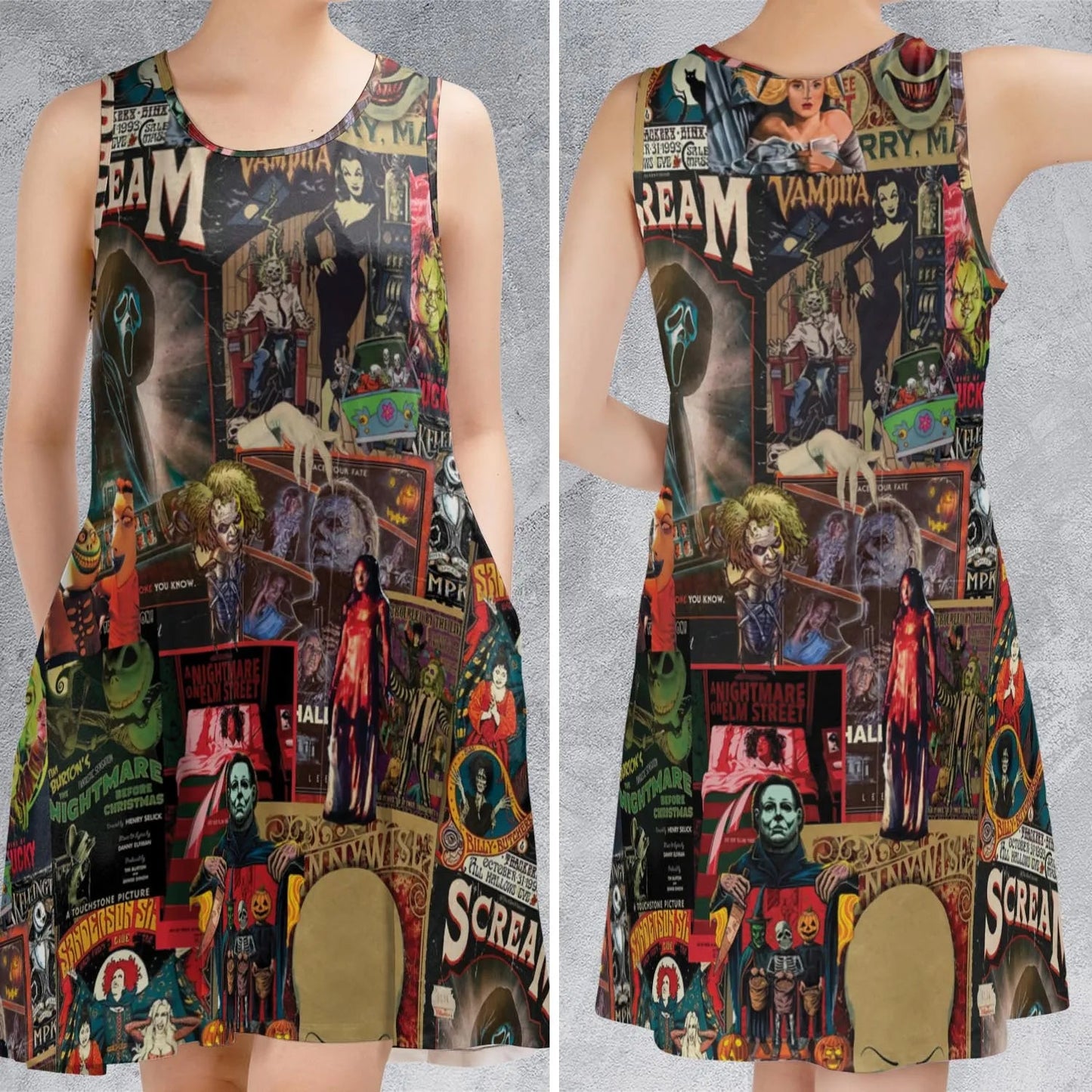 Casual Sleeveless Dress - VY2FMPYP