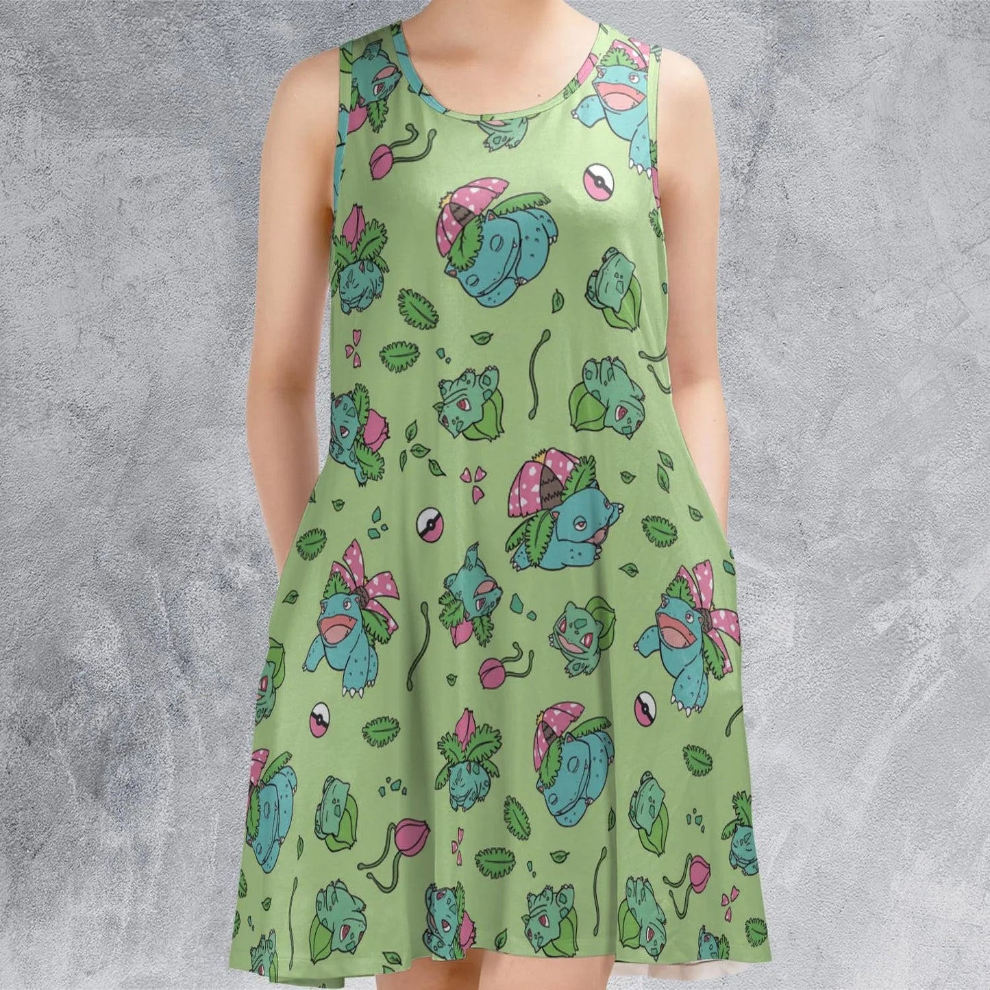 Casual Sleeveless Dress - R344XYYP