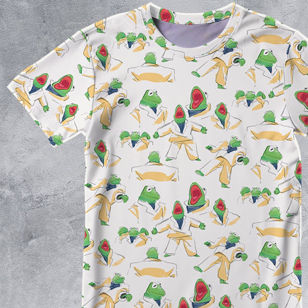 Kermit wearing big suit -  - 2