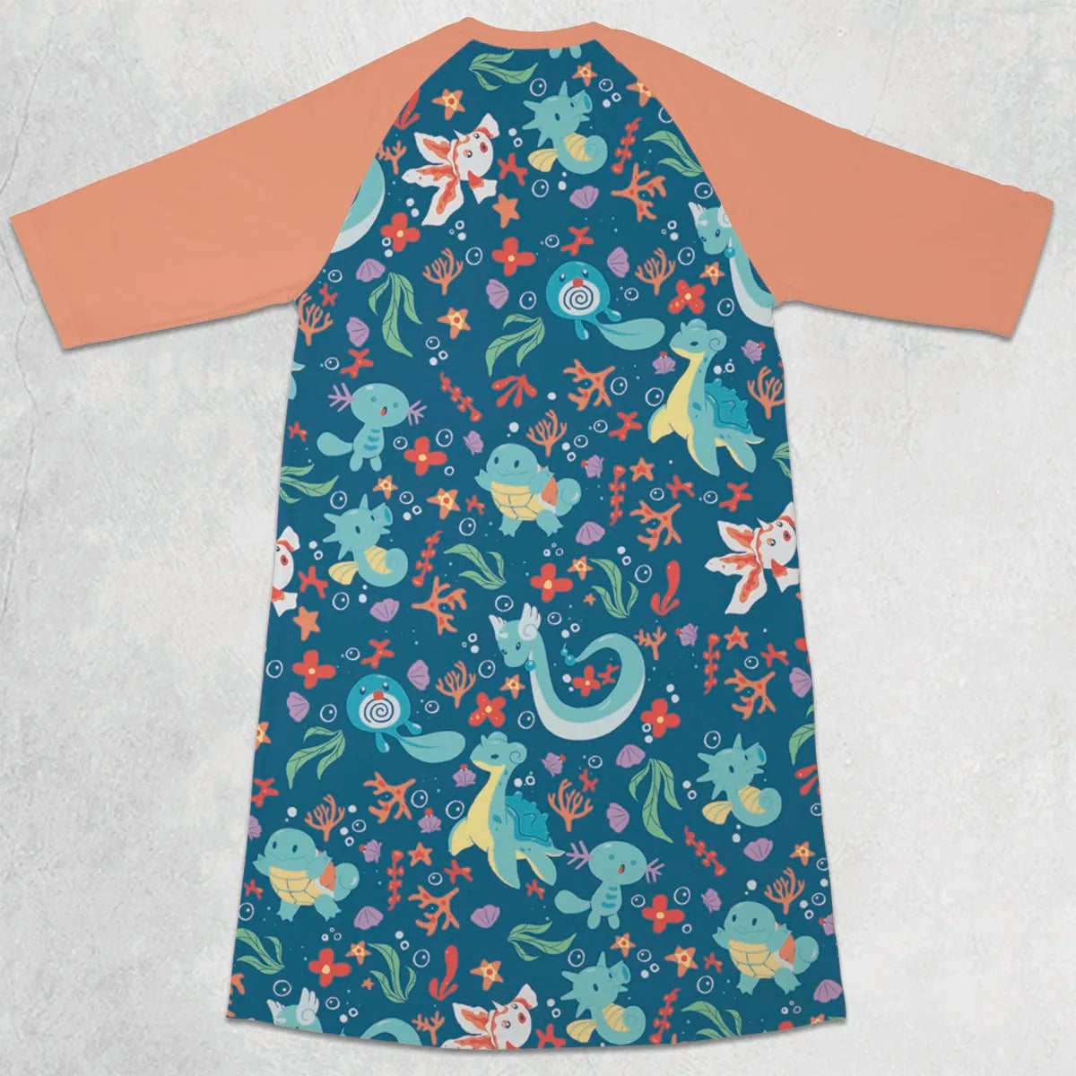 3/4 Sleeve Raglan Dress - UZ356YCA