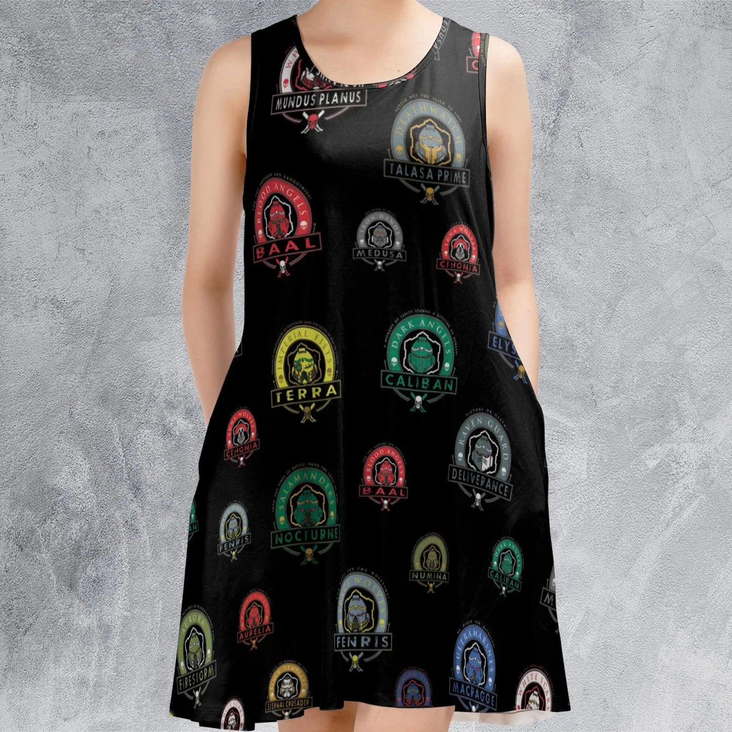Casual Sleeveless Dress - 8RWEZP1Z