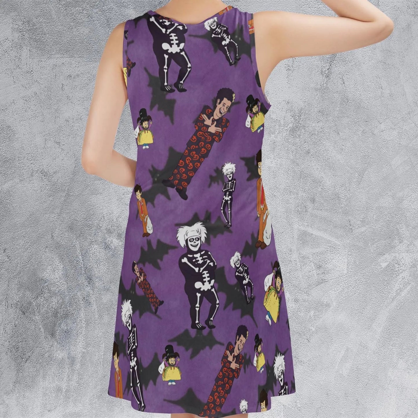 Casual Sleeveless Dress - Y8RA488U