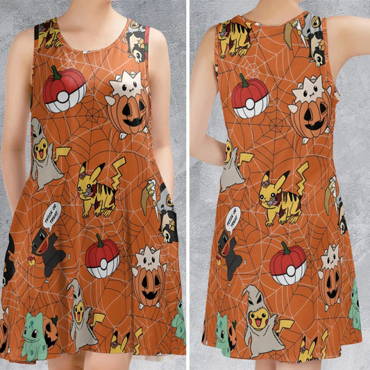 Casual Sleeveless Dress - 4JBA5918