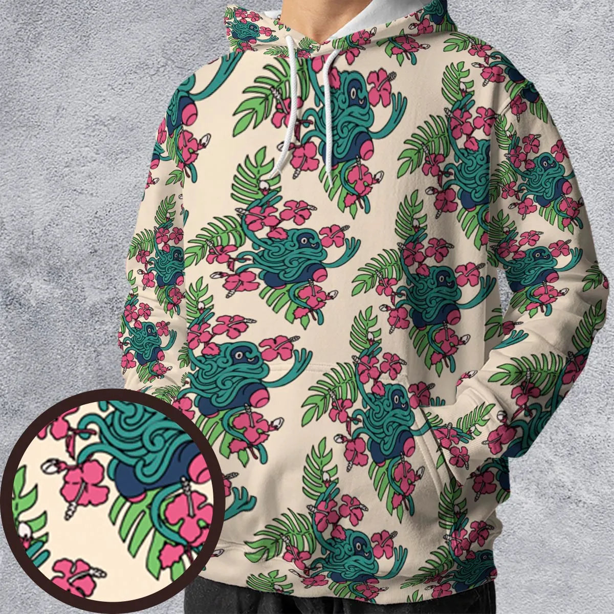 Full Print Hoodie - GRQVGEQV