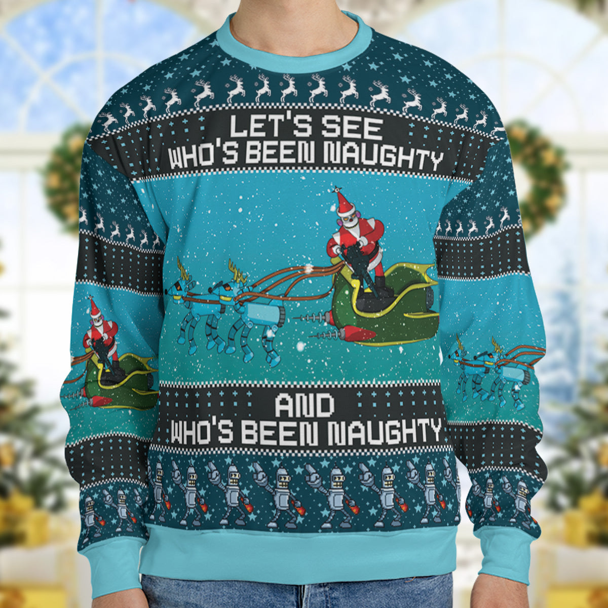 Ugly Christmas Sweatshirt - WM2BYYTJ