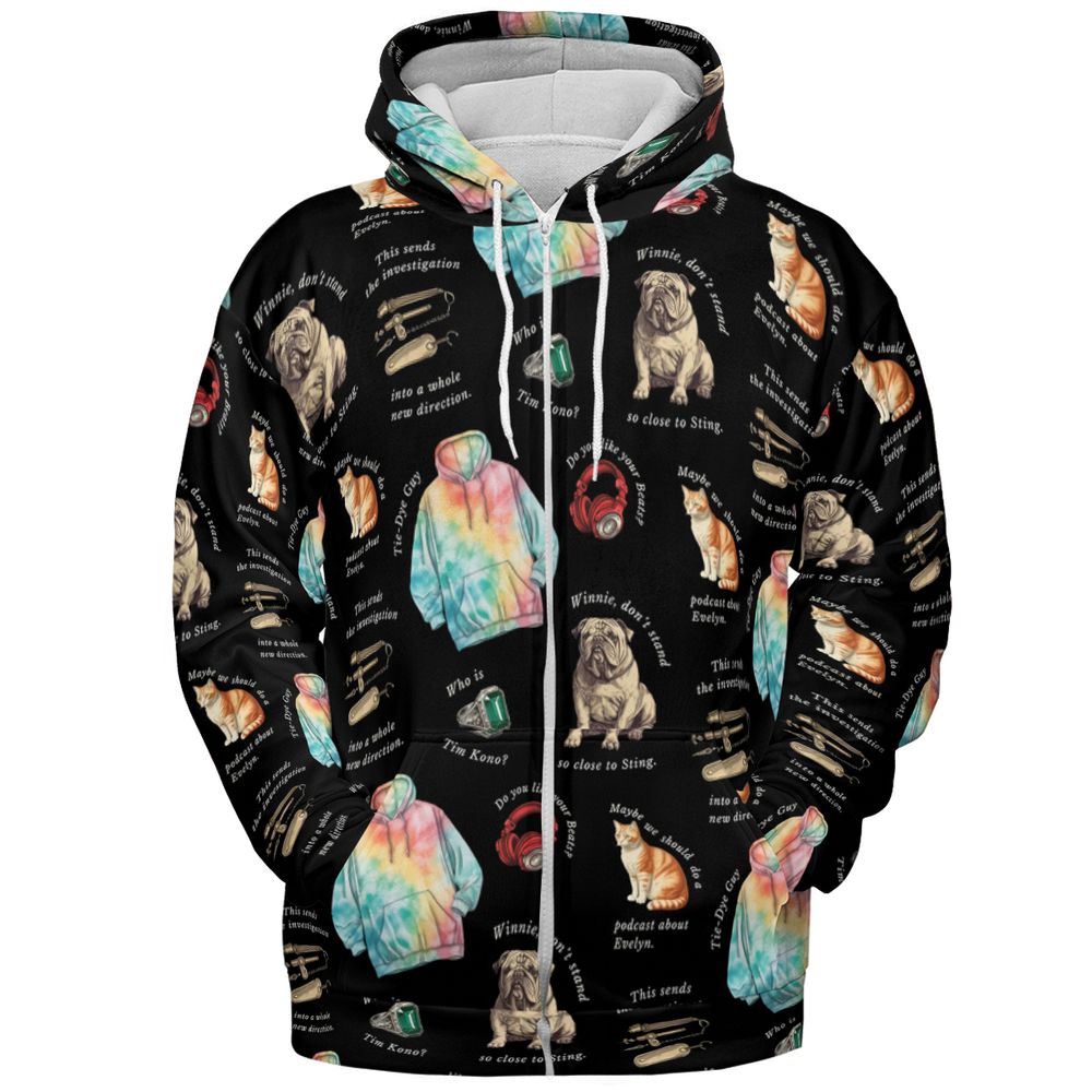 All-over Print Hoodie - QCPXEHSY -  - 3