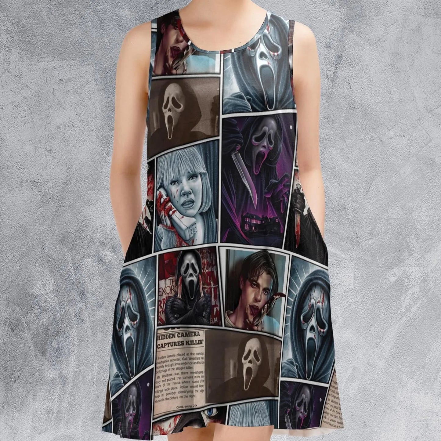 Casual Sleeveless Dress - YF8P1D7Y