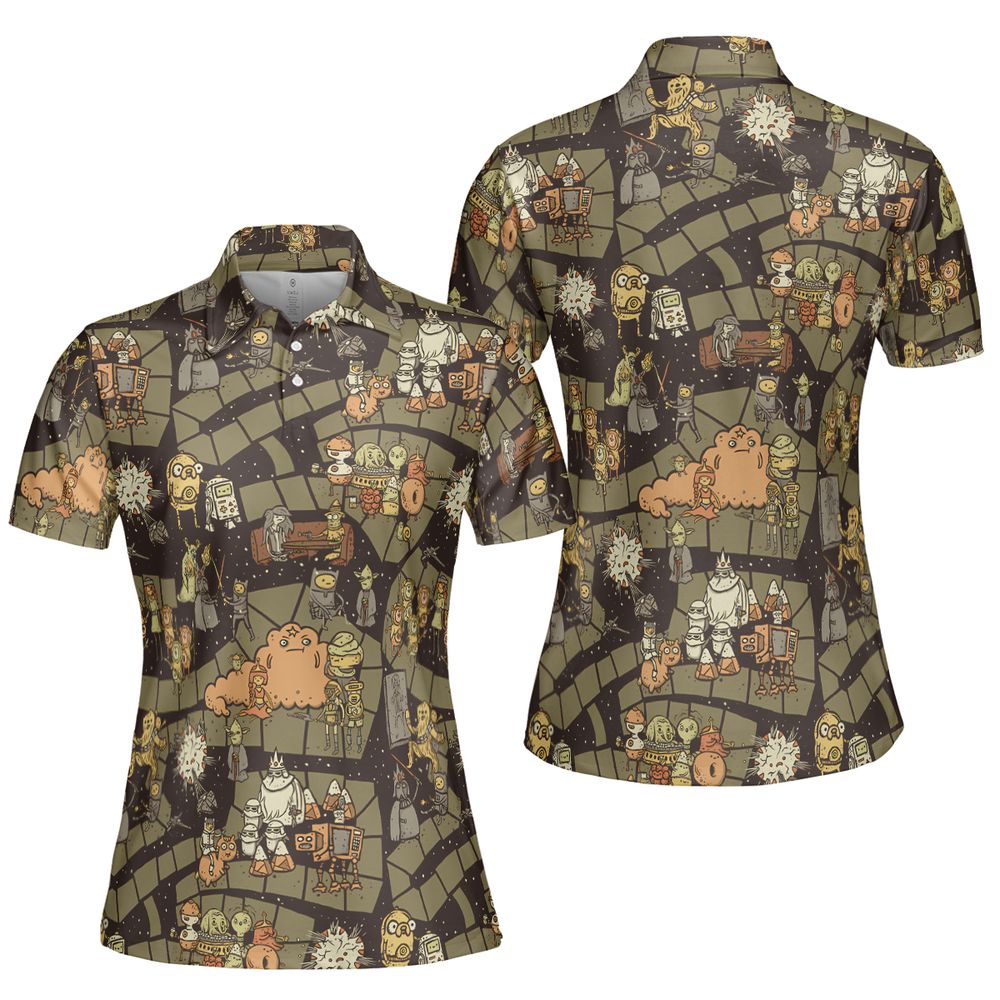 AOP Men/Women Polo Shirt - KLXFU9HQ -  - 5