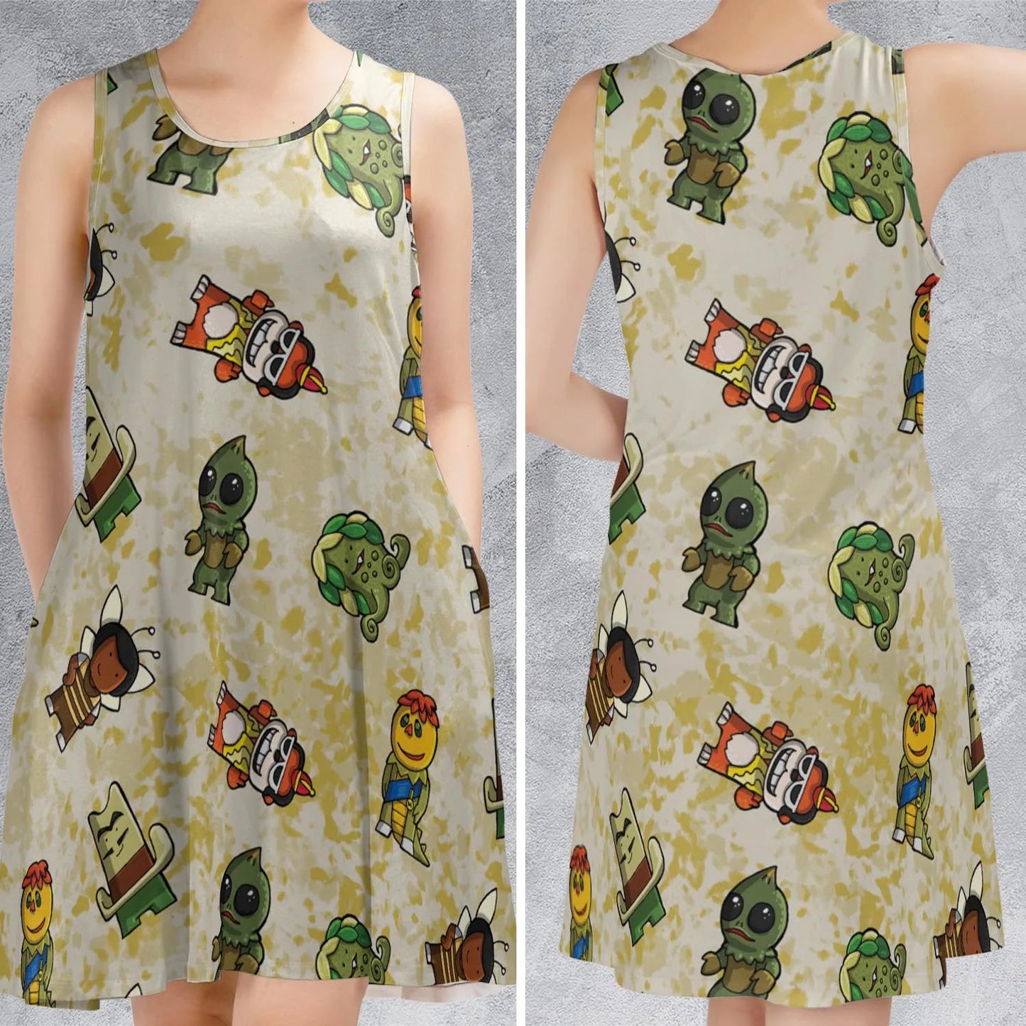 Casual Sleeveless Dress - 6HSX4JNM