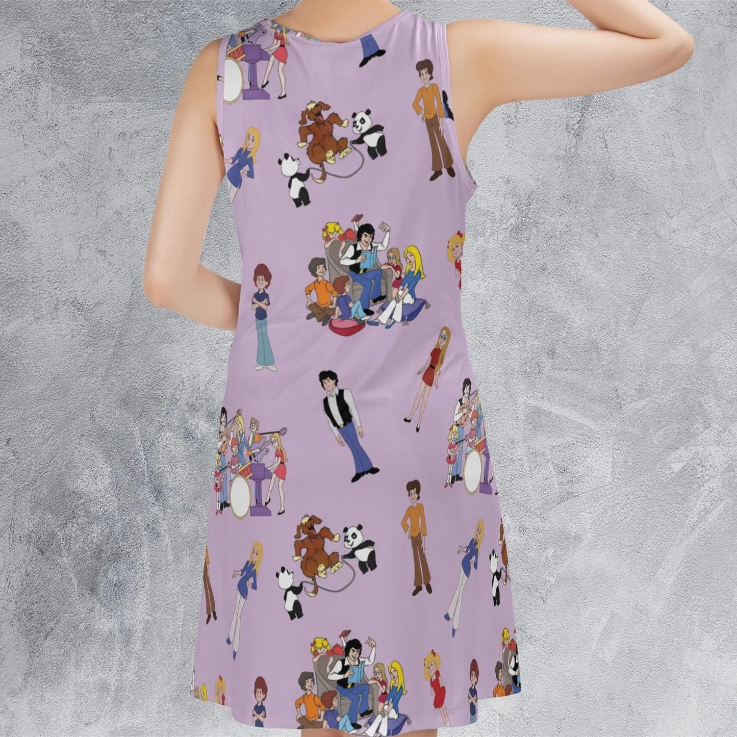Casual Sleeveless Dress - VMM2P58C