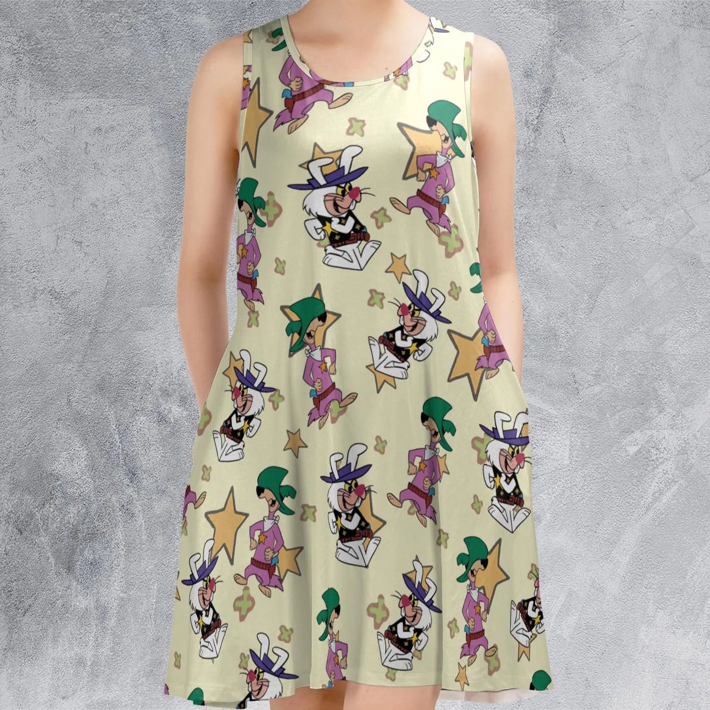 Casual Sleeveless Dress - 4KQTUWDS