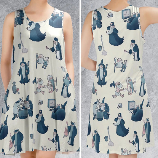 Casual Sleeveless Dress - CZFXVVN2