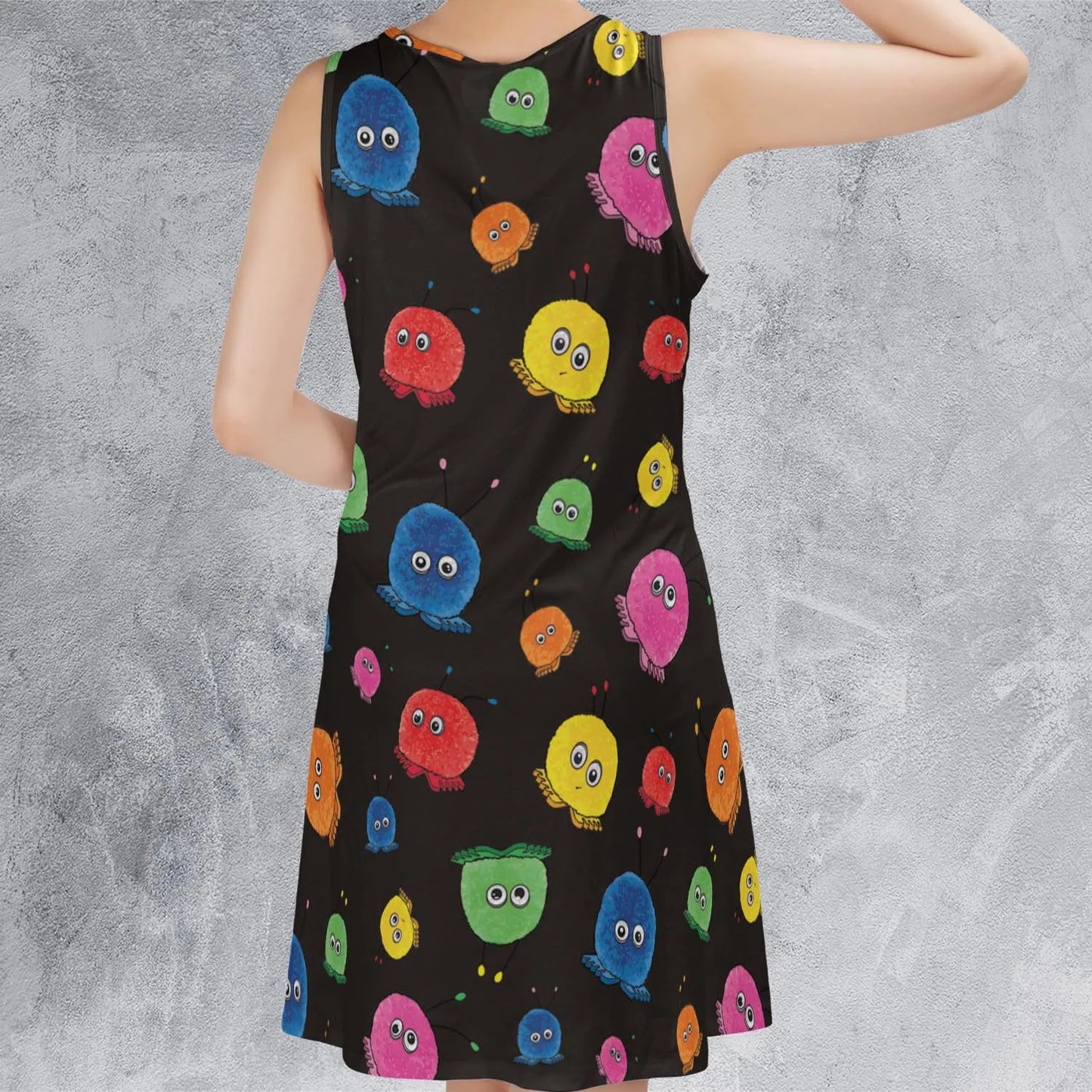 Casual Sleeveless Dress - PE6RJP52