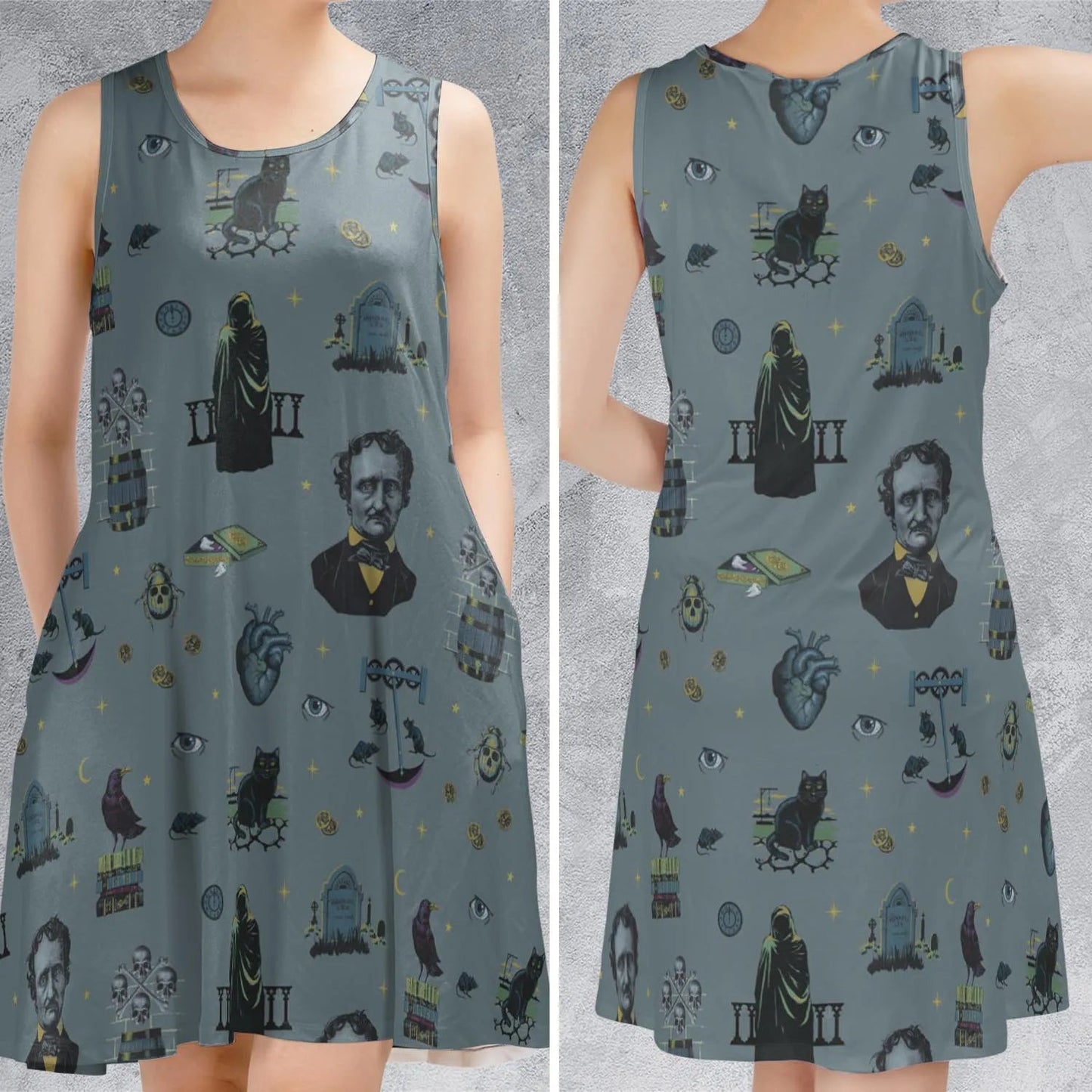 Casual Sleeveless Dress - 47A1FMUD