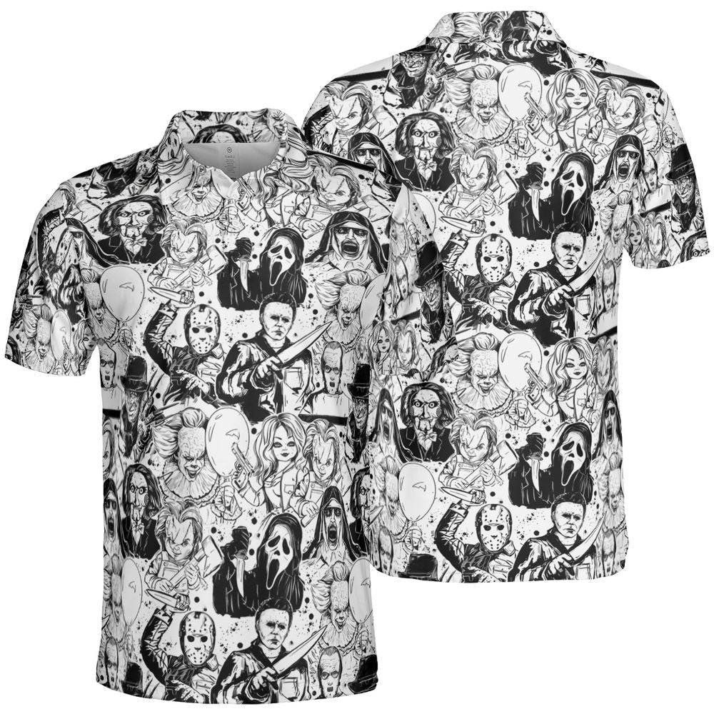 AOP Men/Women Polo Shirt - B2DETD98 -  - 2