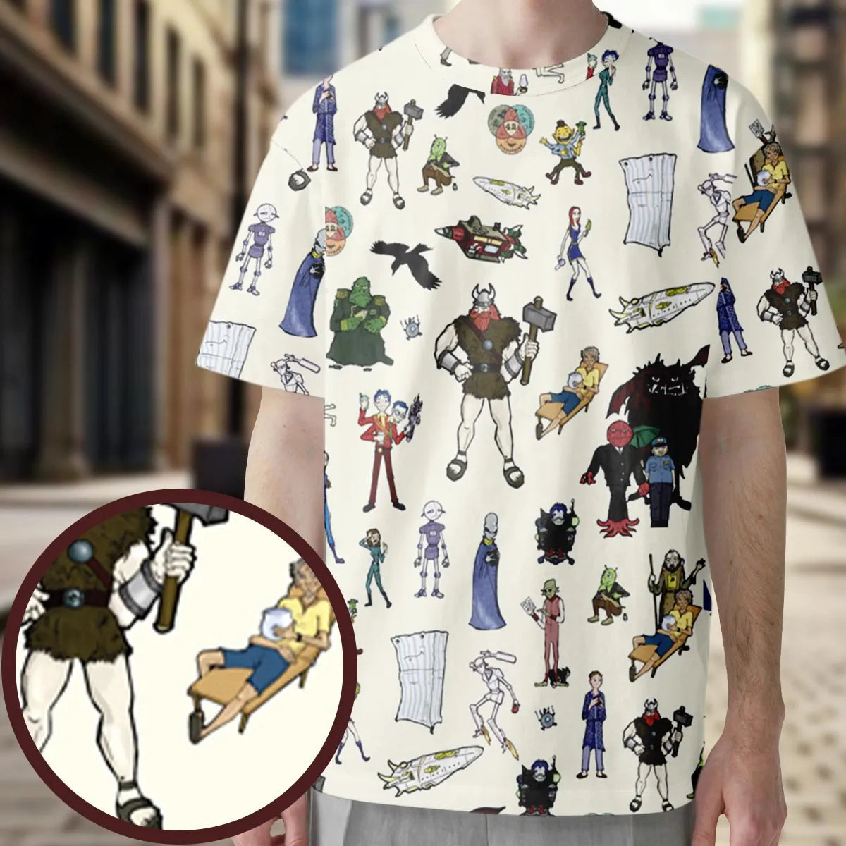 Full Print T-Shirt - 4HLHP3DS