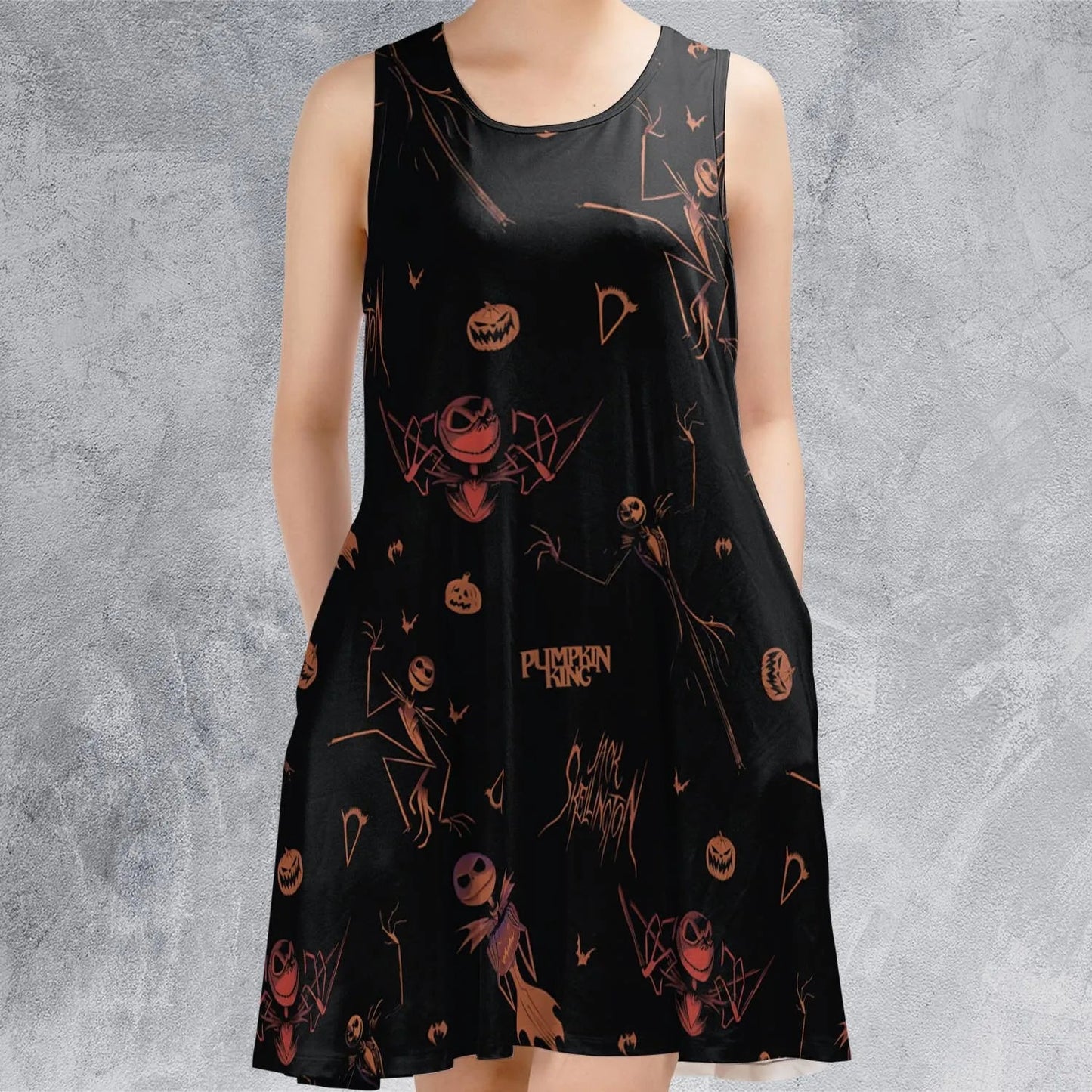 Casual Sleeveless Dress - 5CW4N5SF