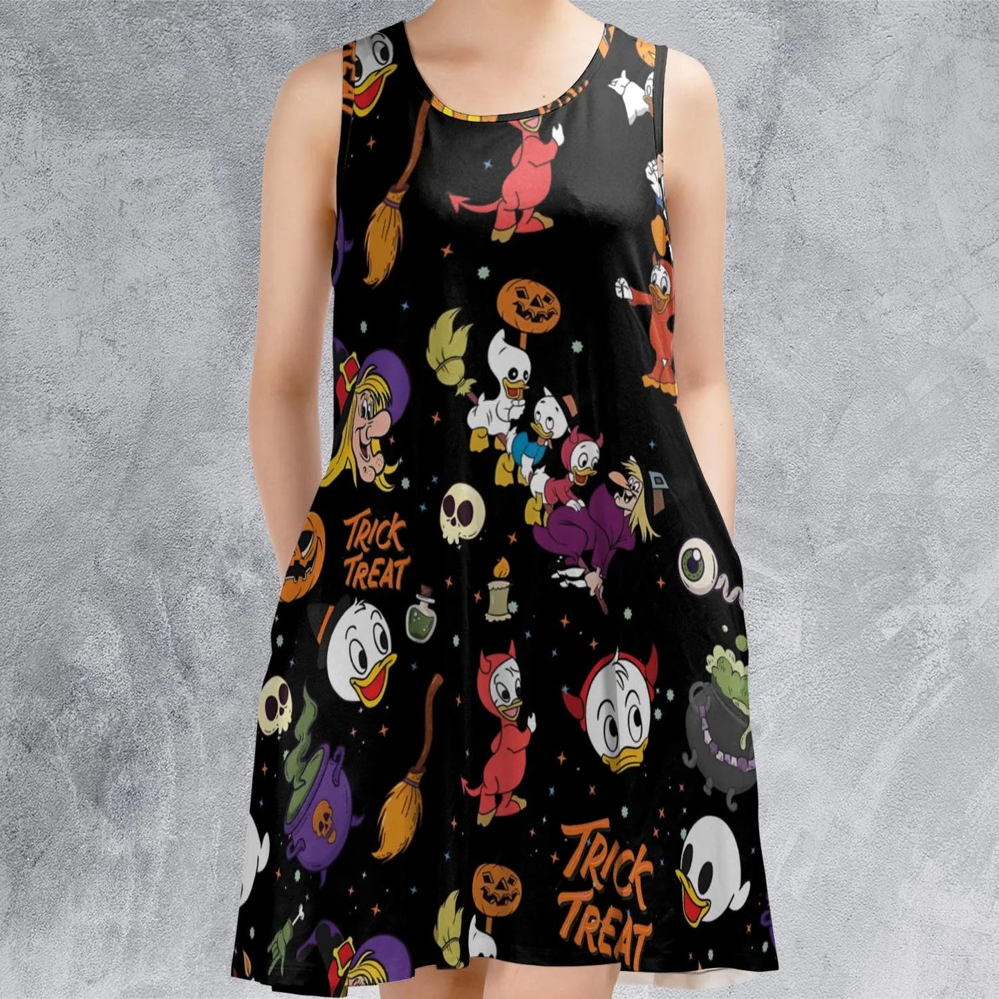 Casual Sleeveless Dress - XNUW5ARZ