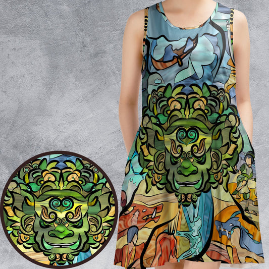 Casual Sleeveless Dress - 5SKGFW6S