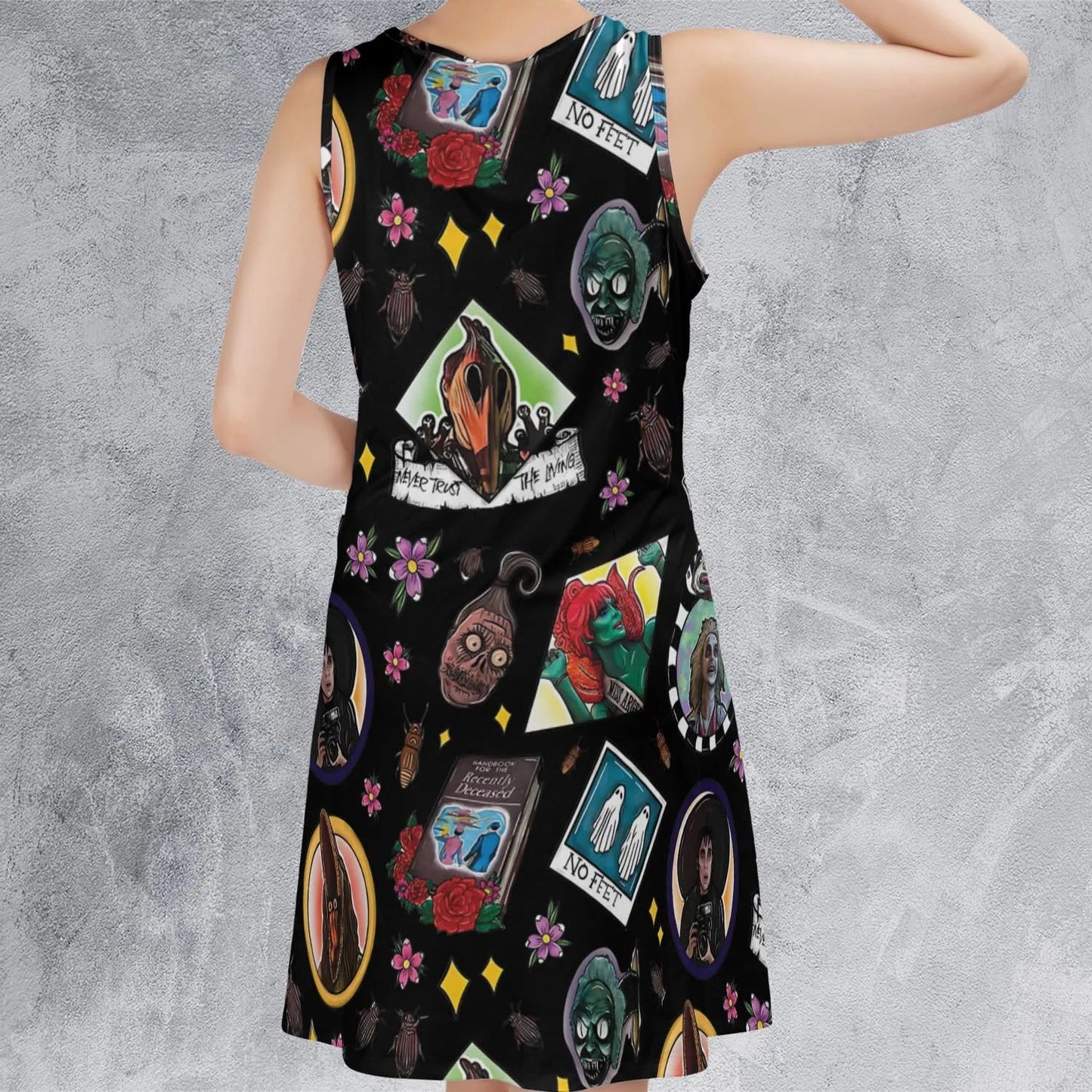 Casual Sleeveless Dress - RYBXNF91