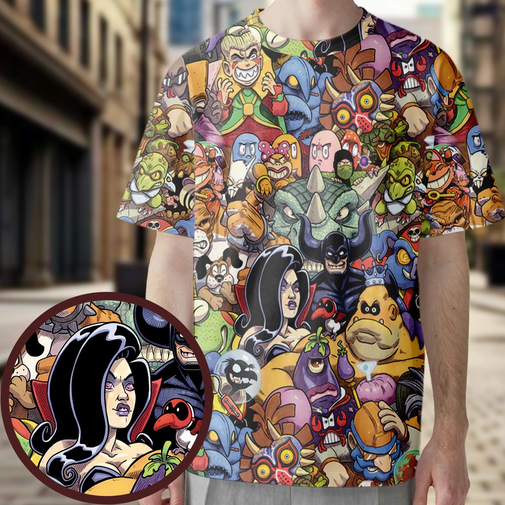 All-Over Print Unisex T-Shirt - 5YSN2T8T -  - 1