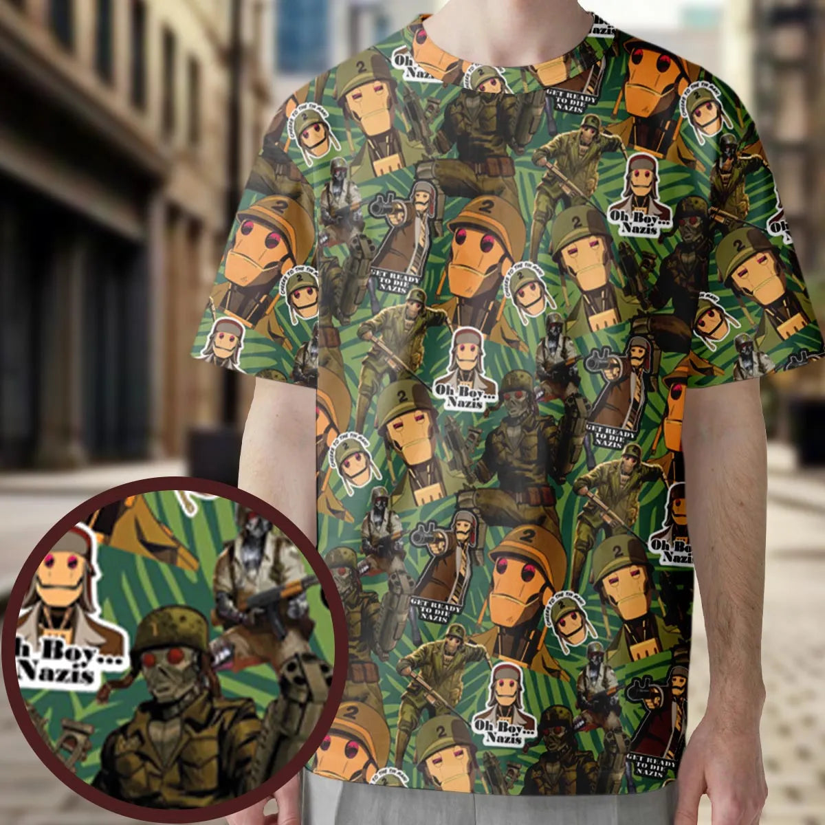Full Print T-Shirt - GEQWAECA
