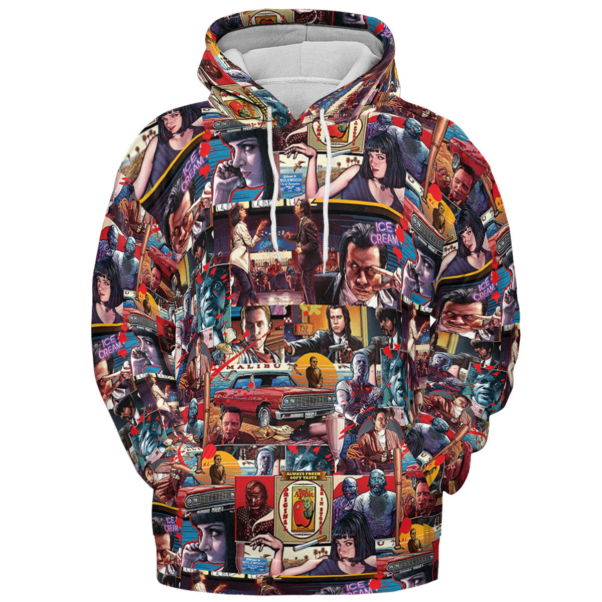 Full Print Hoodie - QFZNMAT9