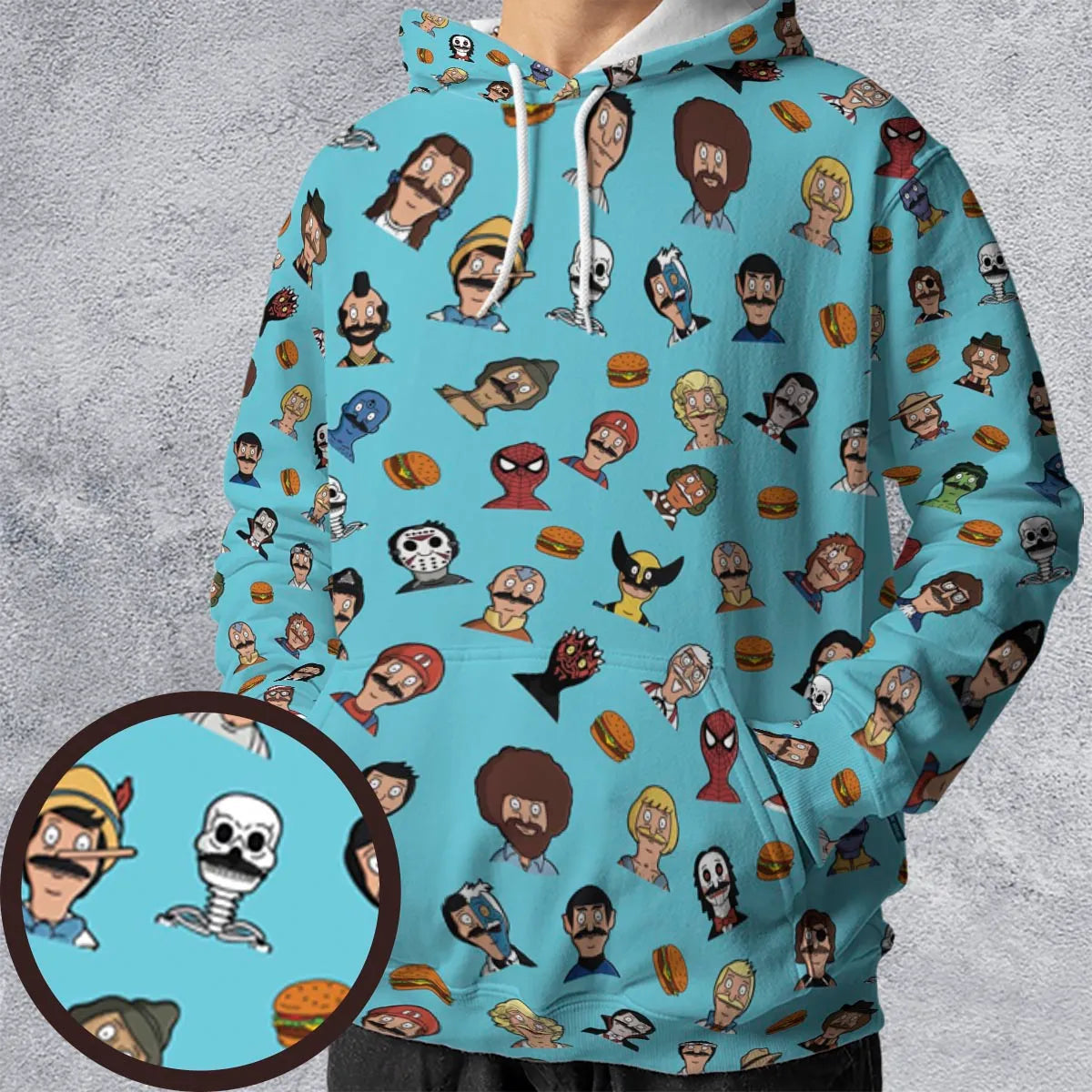 Full Print Hoodie - WZYGBCWF