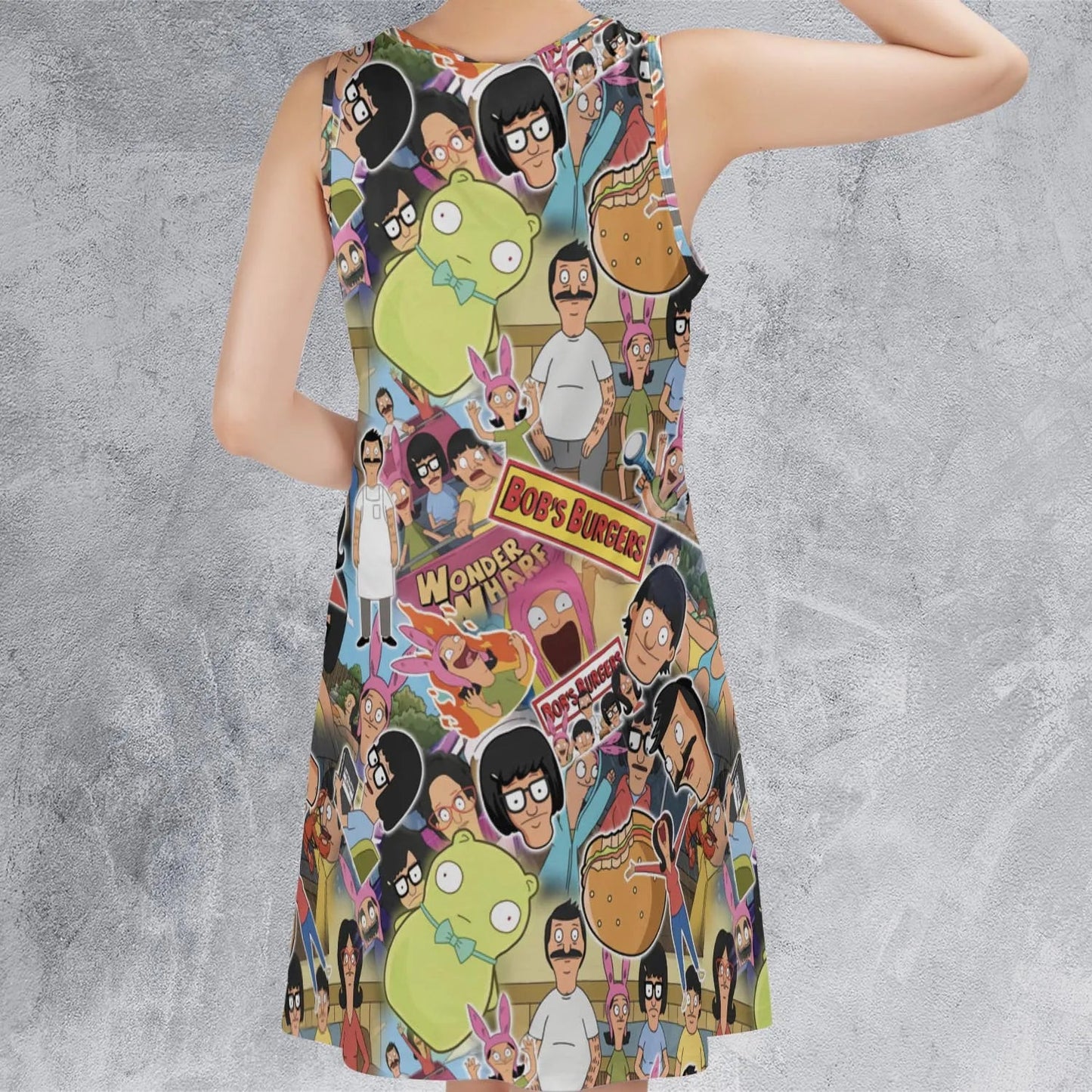 Casual Sleeveless Dress - MCS8SZFL