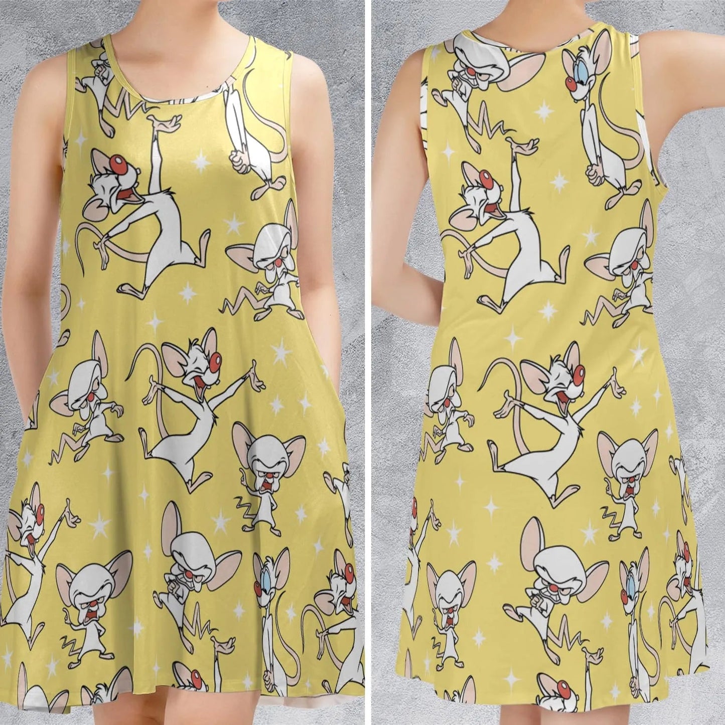Casual Sleeveless Dress - 31JYRG82