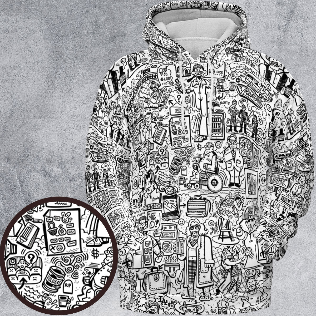 Full Print Hoodie - 77JAJKW3